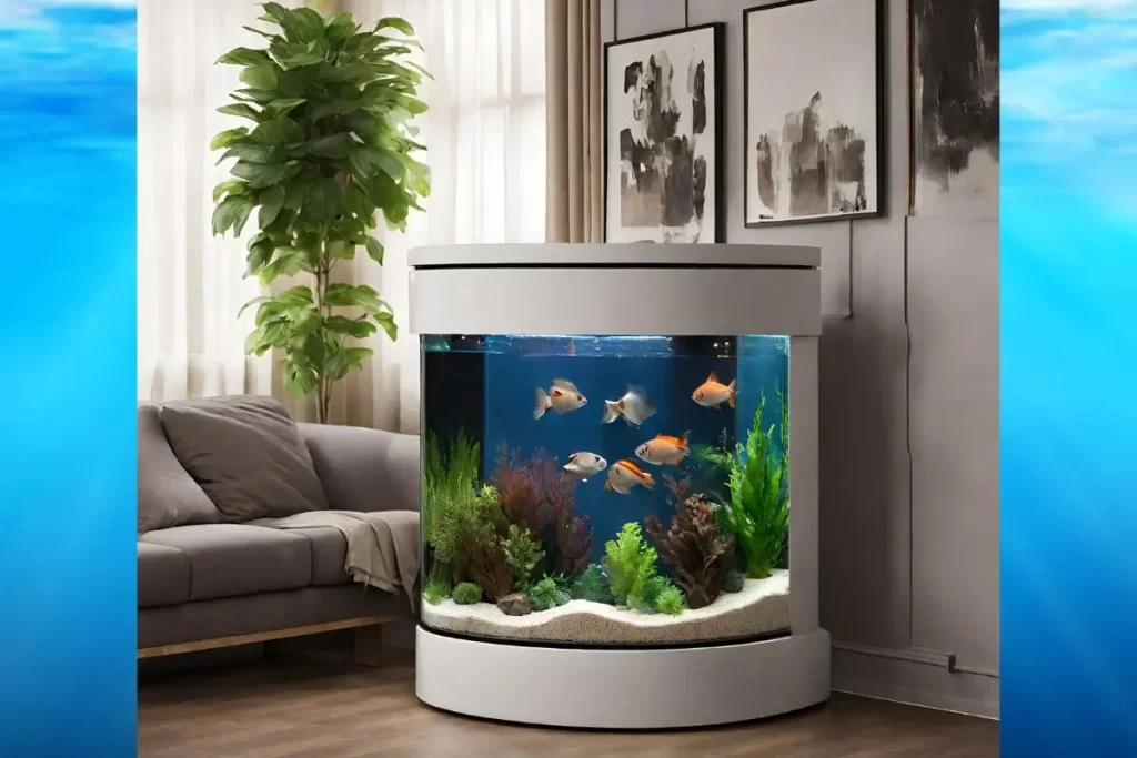 corner fish tank